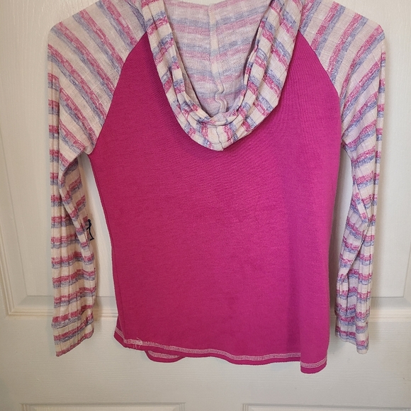 (1584) DC Super Hero Girls Hoodie Long Sleeve Shirt,  Size: Medium Color: Pink - Picture 11 of 14